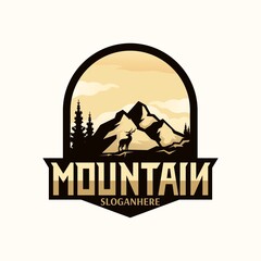 mountain logo design