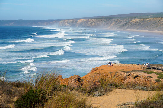 Bordeira Beach - praia da Bordeira - at the Algarve west coast near Carrapateira
