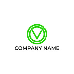 company logo initial C and V