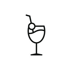 Glass of champagne icon