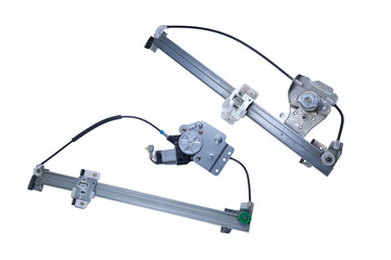 image of the car window lifter, isolated on a white background, from the front and rear sides