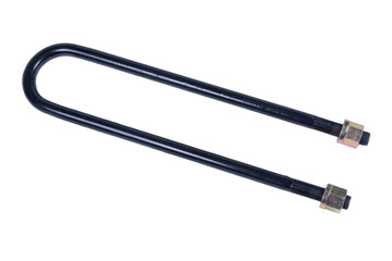 truck rear spring stepladder, isolated on white background