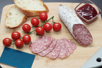 salami and cheese