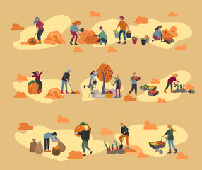 Girl girl sitting and resting on the couch with a cat and coffee. Daily life and everyday routine scene by young woman in scandinavian style cozy interior with homeplants. Cartoon vector illustration.