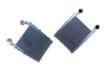 radiator intercooler on white background