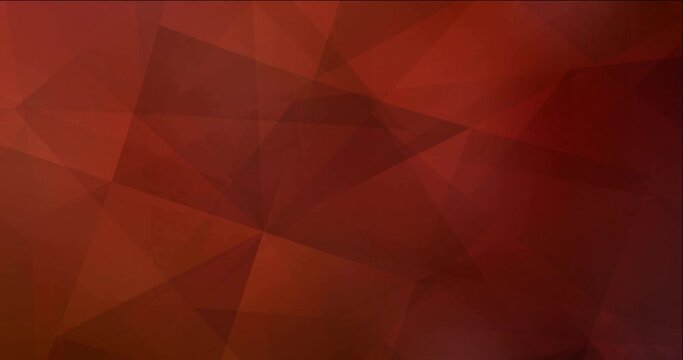 4K looping dark red, yellow polygonal flowing video. Colorful abstract video clip with gradient. Clip for live wallpapers. 4096 x 2160, 30 fps. Codec Photo JPEG.