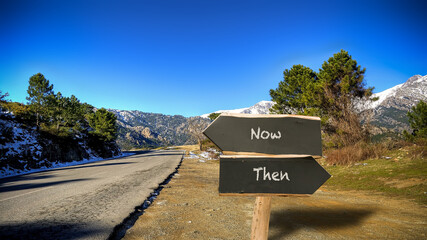 Street Sign Now versus Then