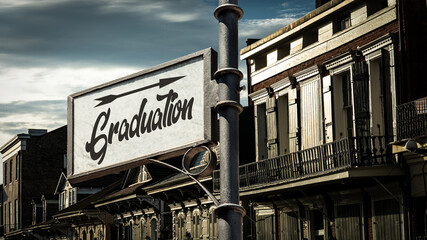 Street Sign to Graduation