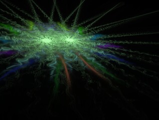 Imaginatory fractal background Image