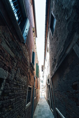 Fototapeta premium Colorful houses and buildings in Venice in daylight summer atmosphere, Italy