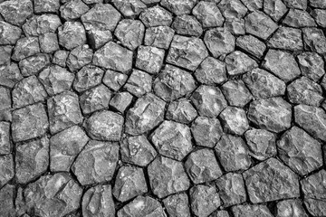 Textur Fußboden mit großen Steinen