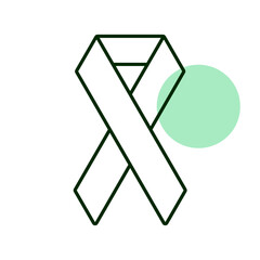 Aids vector icon. Medical sign