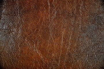 Natural leather. Texture Background image. Design of leather upholstery of furniture.