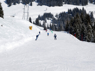 Skifahren in Saalbach Hinterglemm Leogang