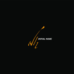 Nh white background handwritten logo