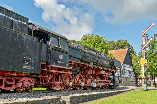 Museumslok der Baureihe 44 in Altenbeken, Nordrhein-Westfalen