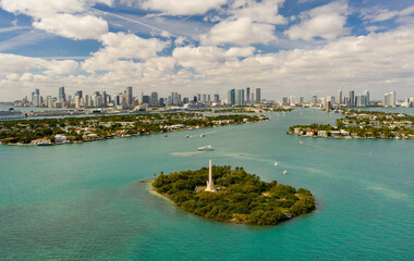 Miami travel post card photo