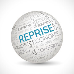 French economic recovery theme sphere