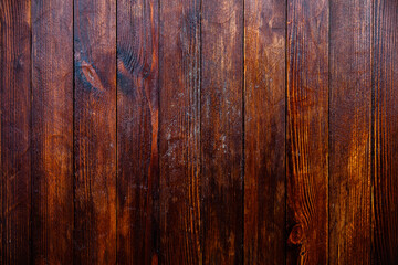 Vintage brown wood background texture. Old painted wood wall