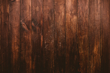 Vintage brown wood background texture. Old painted wood wall