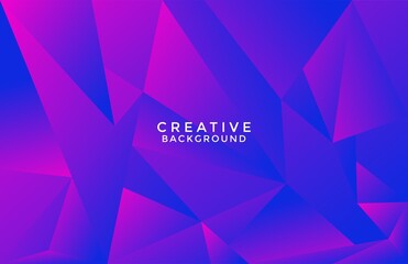 Poly Triangle Modern Trendy Purple Color Vector Background
