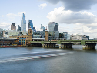 River Thames and City of London, UK