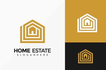 Home Estate Logo Design, Modern Company Logos Designs Vector Illustration Template