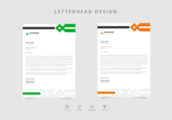 Business Corporate branding identity letterhead  eps