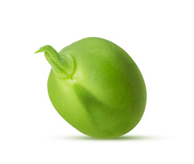 Fresh young green peas