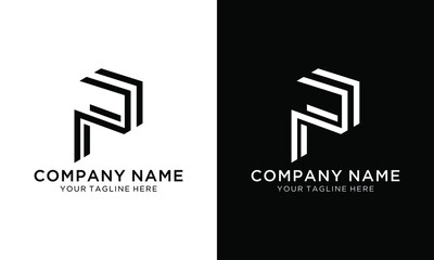 Modern elegant creative P Logo Design and template. PP icon initial Based Monogram and Letters in vector.