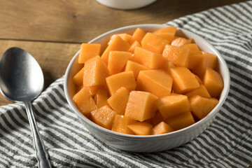 Homemade Raw Organic Cantaloupe