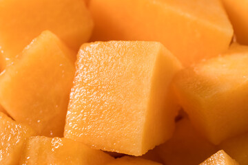 Homemade Raw Organic Cantaloupe