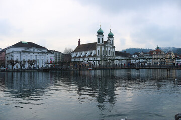 Obraz premium lake ofe luzern