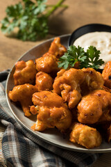 Homemade Spicy Buffalo Cauliflower Wings