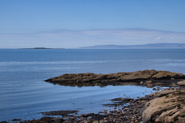 Fototapeta na wymiar Scotland and Ayr sea beach