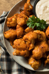 Homemade Spicy Buffalo Cauliflower Wings