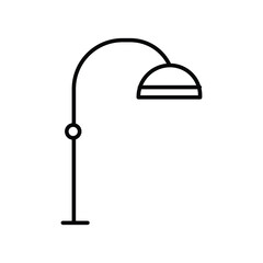 Room Light Lamp line icon