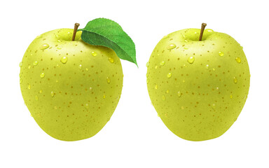 青りんご イラスト リアル シズル