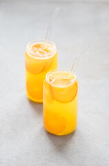 glass of orange juice