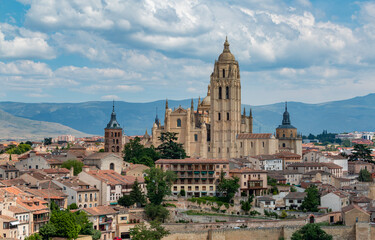 Fototapeta na wymiar Segovia Cathedral