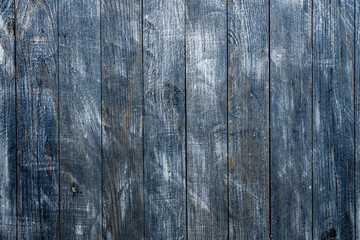 Vintage blue wood background texture. Old painted wood wall