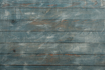 Vintage blue wood background texture. Old painted wood wall