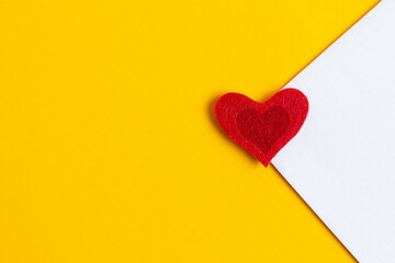 Valentines Day background.  Greeting card mock up