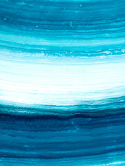 Blue wave, creative abstract hand painted background, brush texture, abstract ocean