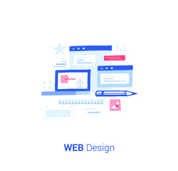 Doodle flat design icon vector illustration concept. Graphic design website responsive.