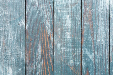 Naklejka premium Vintage blue wood background texture. Old painted wood wall