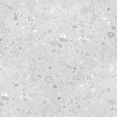 Cool seamless terrazzo pattern of marble-mosaic  natural concrete floor. Trendy texture for flooring and facades. Colorful hand made template with beautiful natural stones.