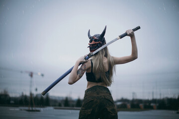 samurai military  girl