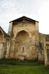 Fototapeta na wymiar Remains of the Romanesque church of Santa Maria di Cartignano (11th century), near Bussi sul Tirino in the province of Pescara. 