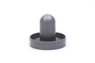 gray air hockey holder